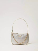 Borsa a tracolla Petite party con Oval T Silver