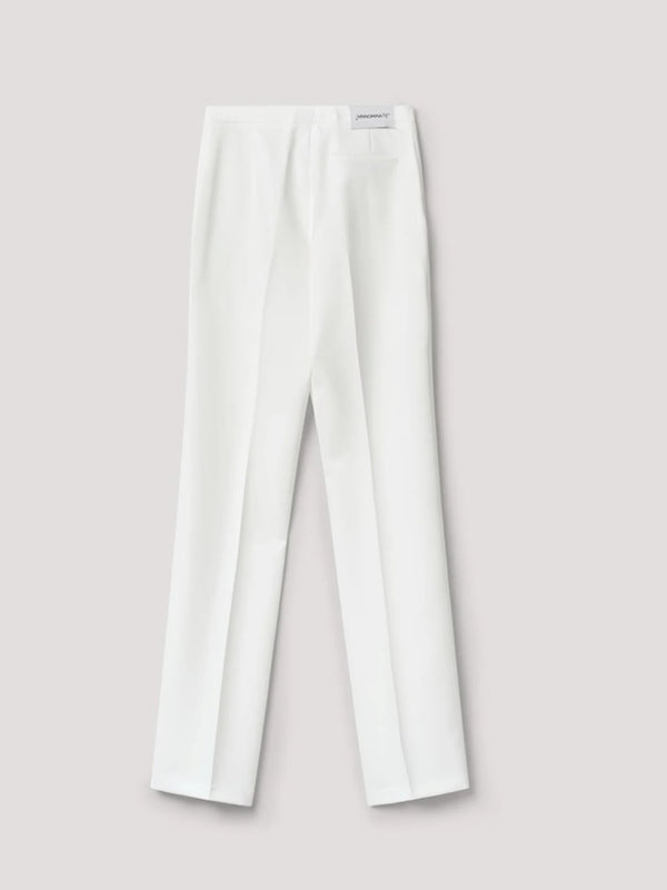 Hinnominate Pantalone Slim Fit Vita Alta Bianco