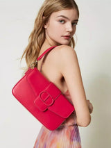 Borsa a tracolla Amie in pelle Rosa "Bright Rose"