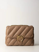 Pinko Big Love Bag Puff Maxi Quilt Biscotto Zenzero