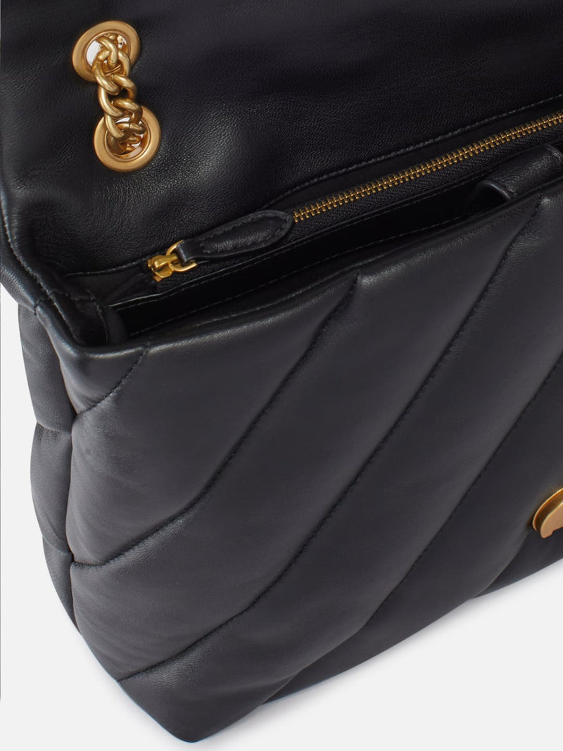 Pinko Big Love Bag Puff Maxi Quilt Nero