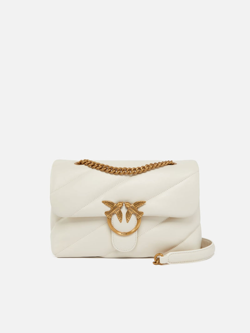 Pinko Classic Love Bag Puff Maxi Quilt Bianco