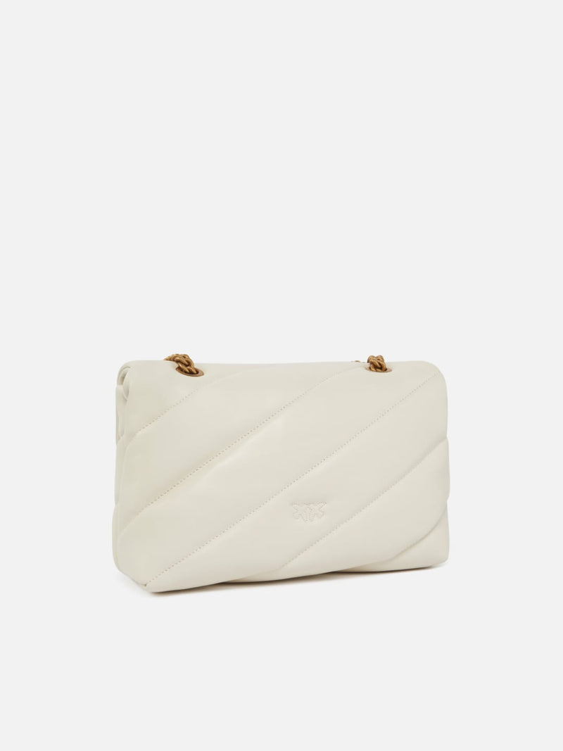 Pinko Classic Love Bag Puff Maxi Quilt Bianco