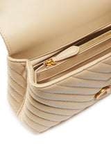PINKO Mini Lady Love Bag Puff Chevron Beige