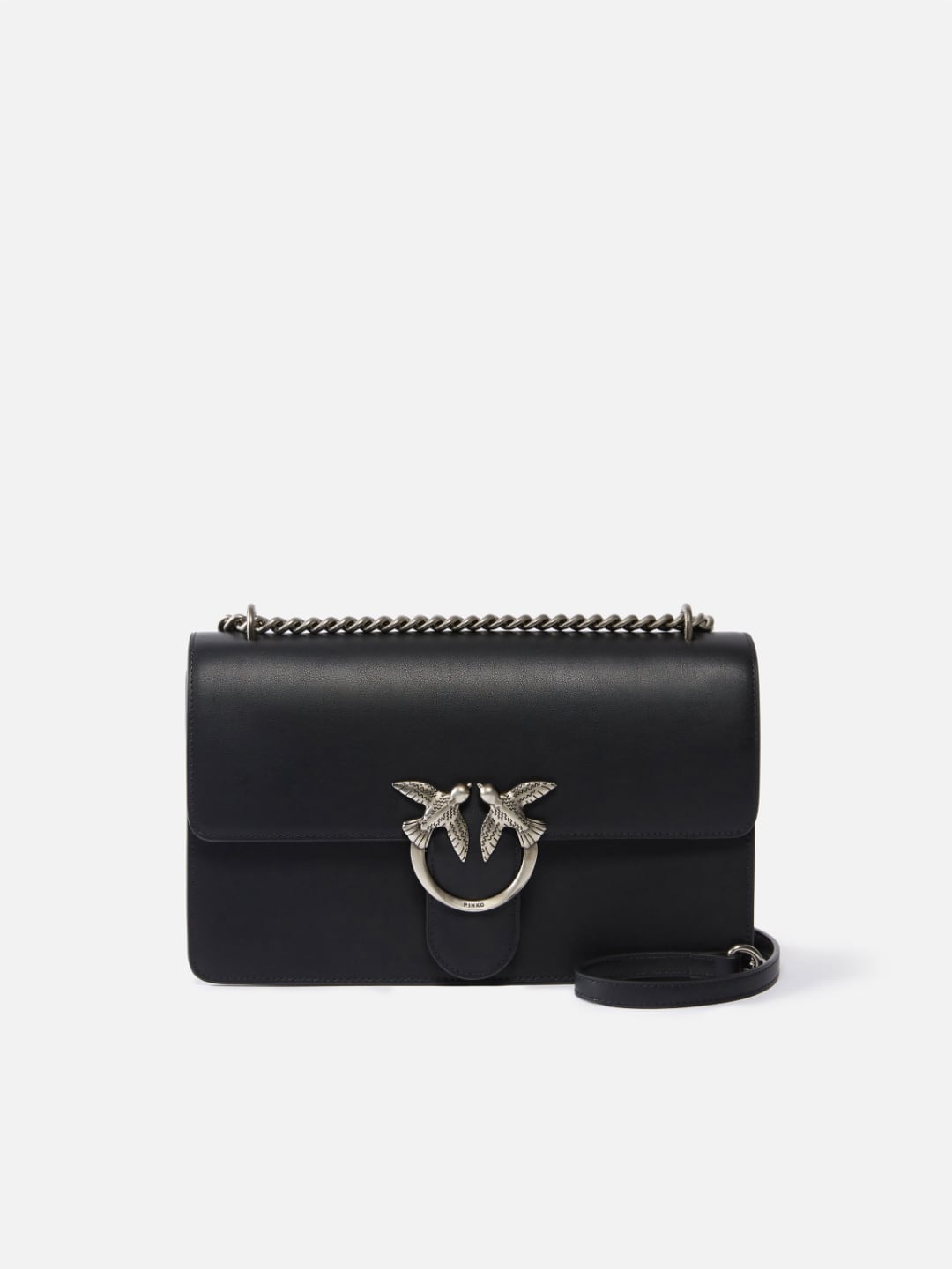 Pinko Classic Love Bag One Simply Nero Old Silver