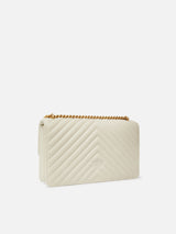 Pinko Classic Love Bag One Chevron Bianco