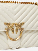 Pinko Classic Love Bag One Chevron Bianco