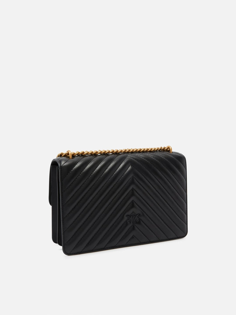 Pinko Classic Love Bag One Chevron Nero