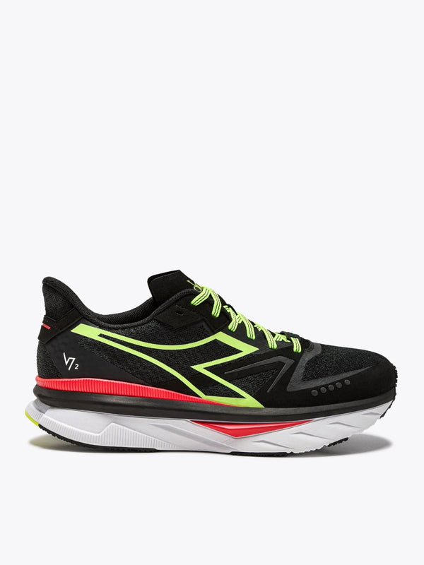 Scarpa da running ATOMO V7000-2 Nero Giallo Fluo