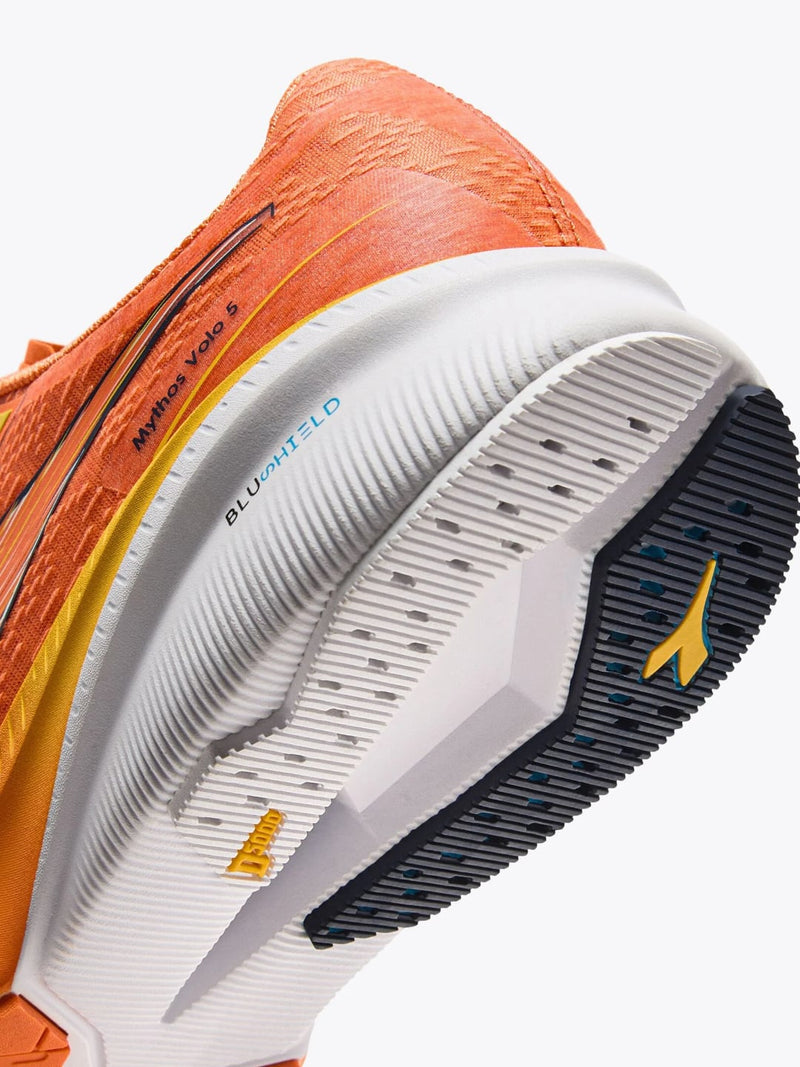 Diadora Scarpe da Running Mythos Blushield Volo 5 Nectarine Lemon Chrome