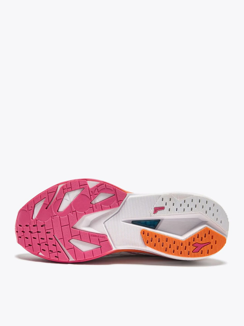 Diadora Running Mythos Blushield Volo 5 Donna White Fandango Pink Nectarine