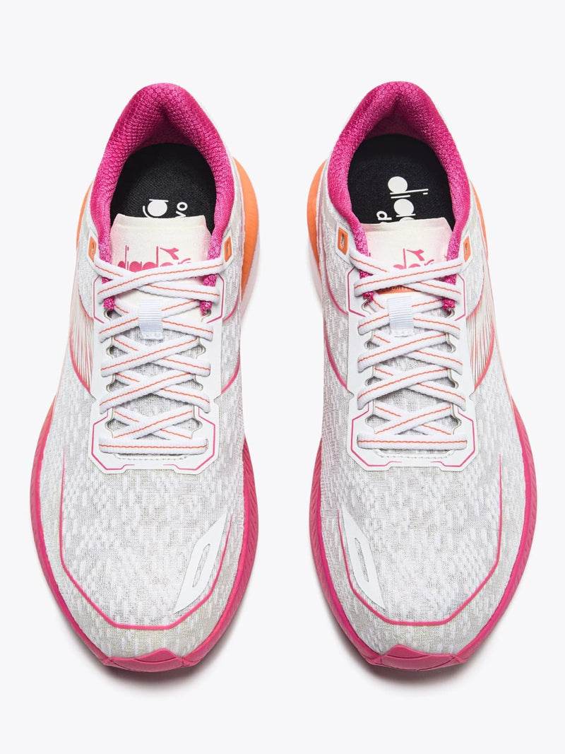Diadora Running Mythos Blushield Volo 5 Donna White Fandango Pink Nectarine