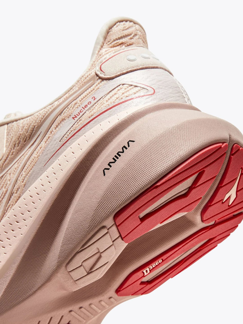 Diadora Scarpa da Running Nucleo 2 Donna Scallop Shell Misty Rose