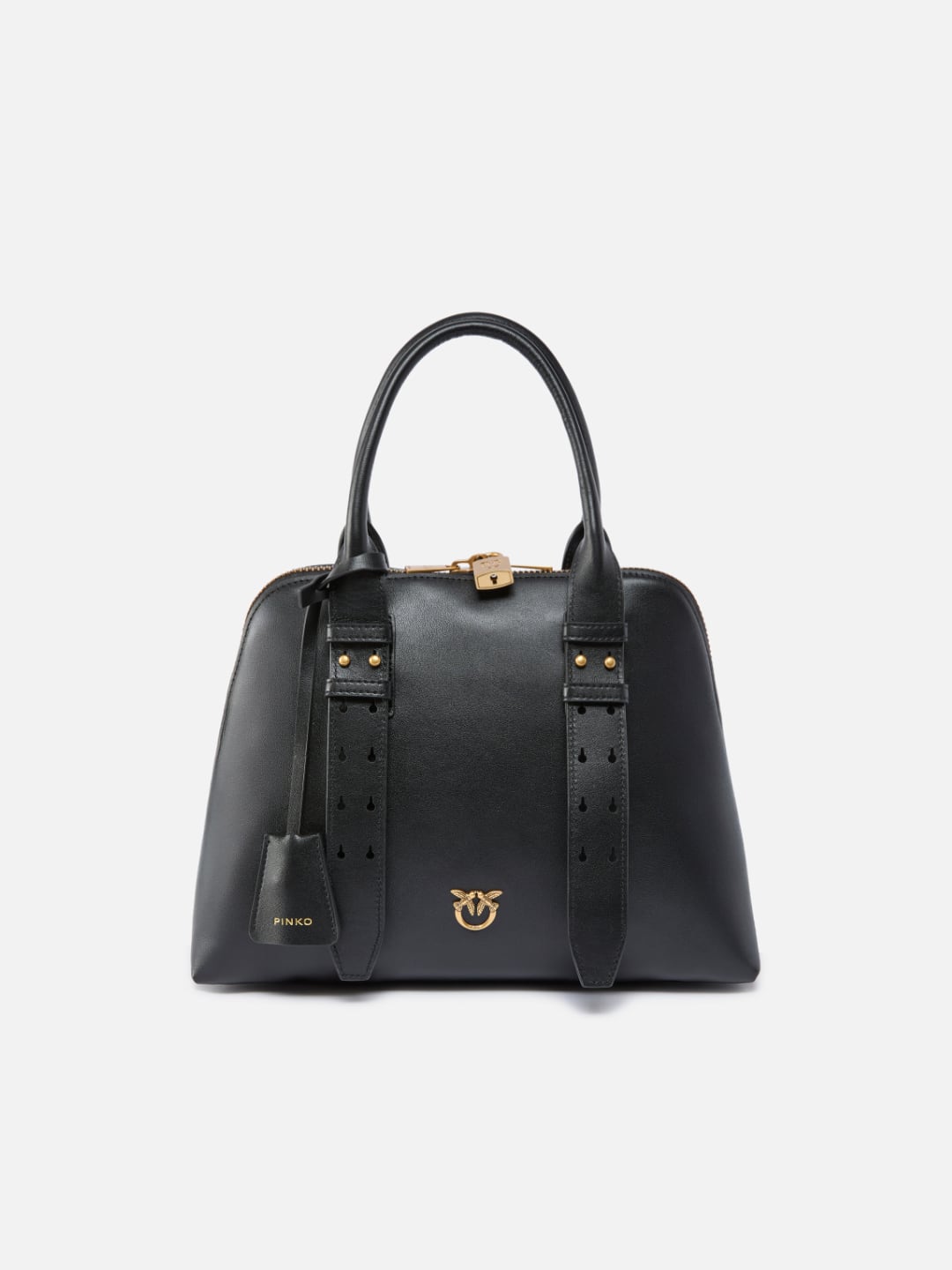 Pinko Borsa a mano media Escape Bag in pelle Nero