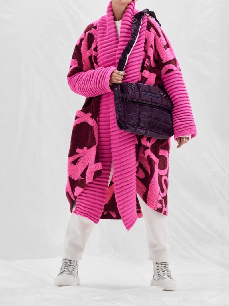 VDR Via Delle Rose Cardigan Cappotto Multicolor 14484