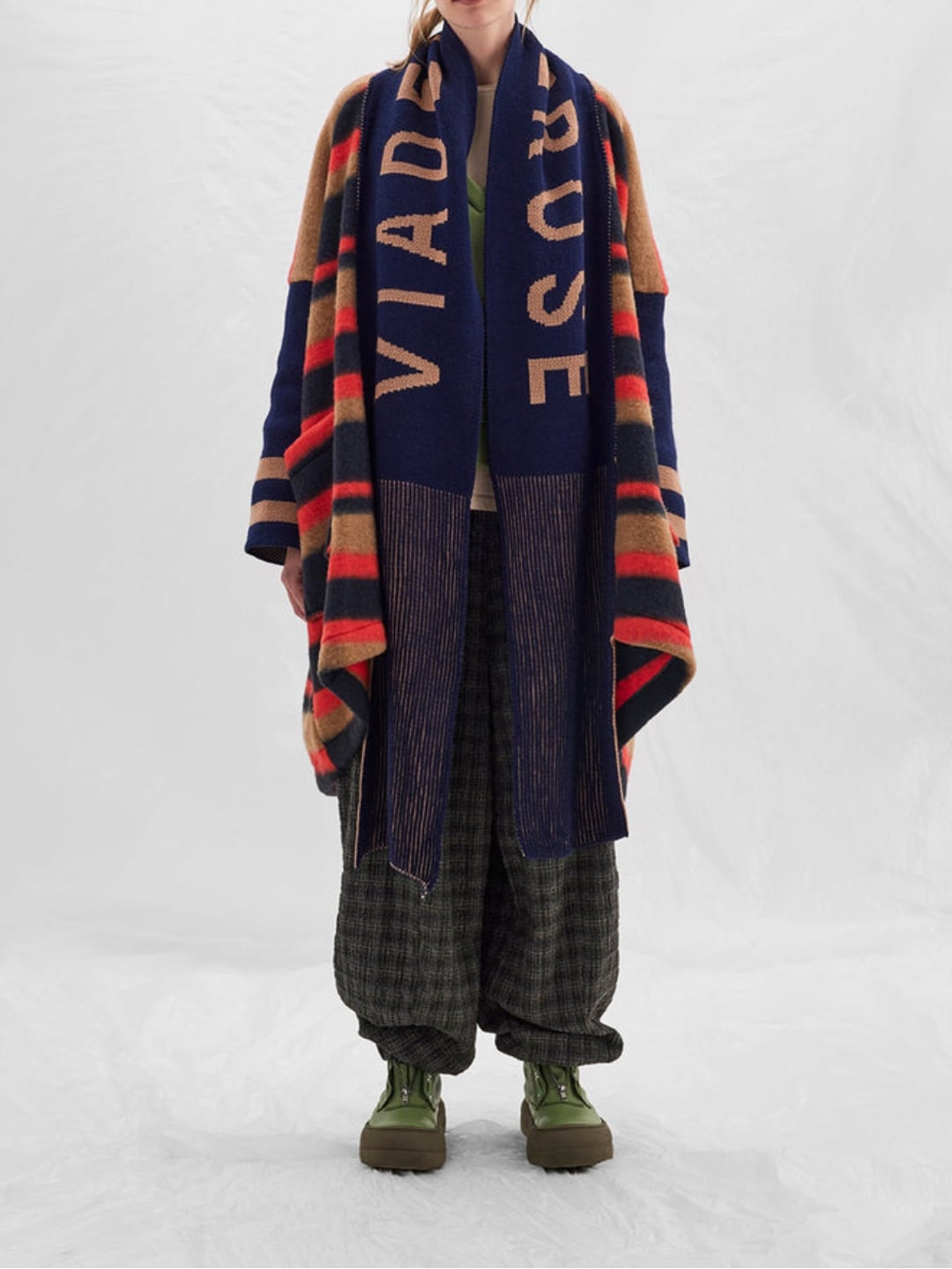 VDR Via Delle Rose Cardigan Cappotto Multicolor 14498