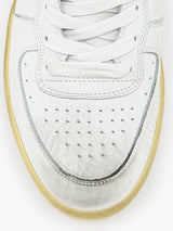 Sneaker Basse Mi Basket Low Used White Green