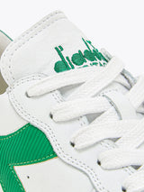 Sneaker Basse Mi Basket Low Used White Green