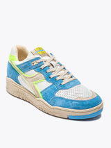 Diadora Heritage Sneaker bassa in pelle scamosciata B.560 USED AA ITALIA Bianco Azzurro