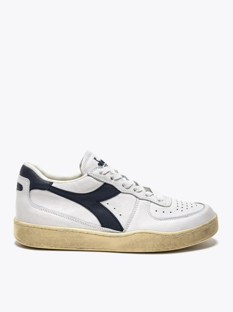 Sneaker in pelle Heritage Low Used Bianco Blu