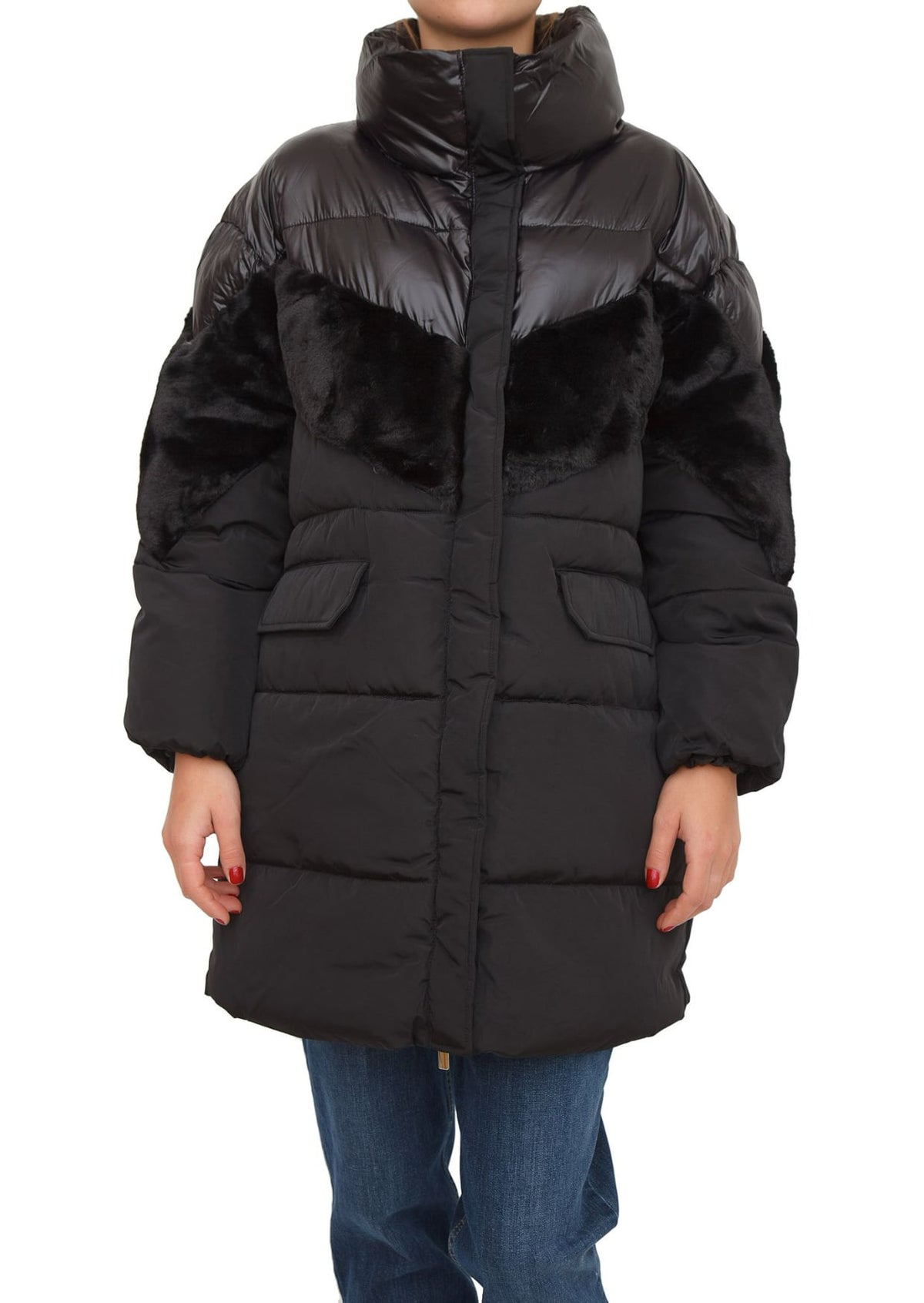 Twinset Giubbino Imbottito Nero