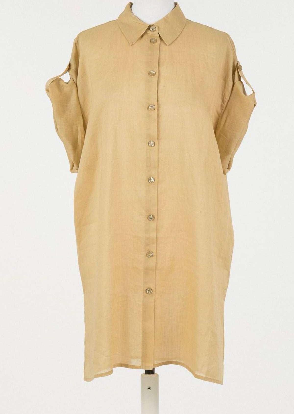 Twinset Camicia ramié Sabbia