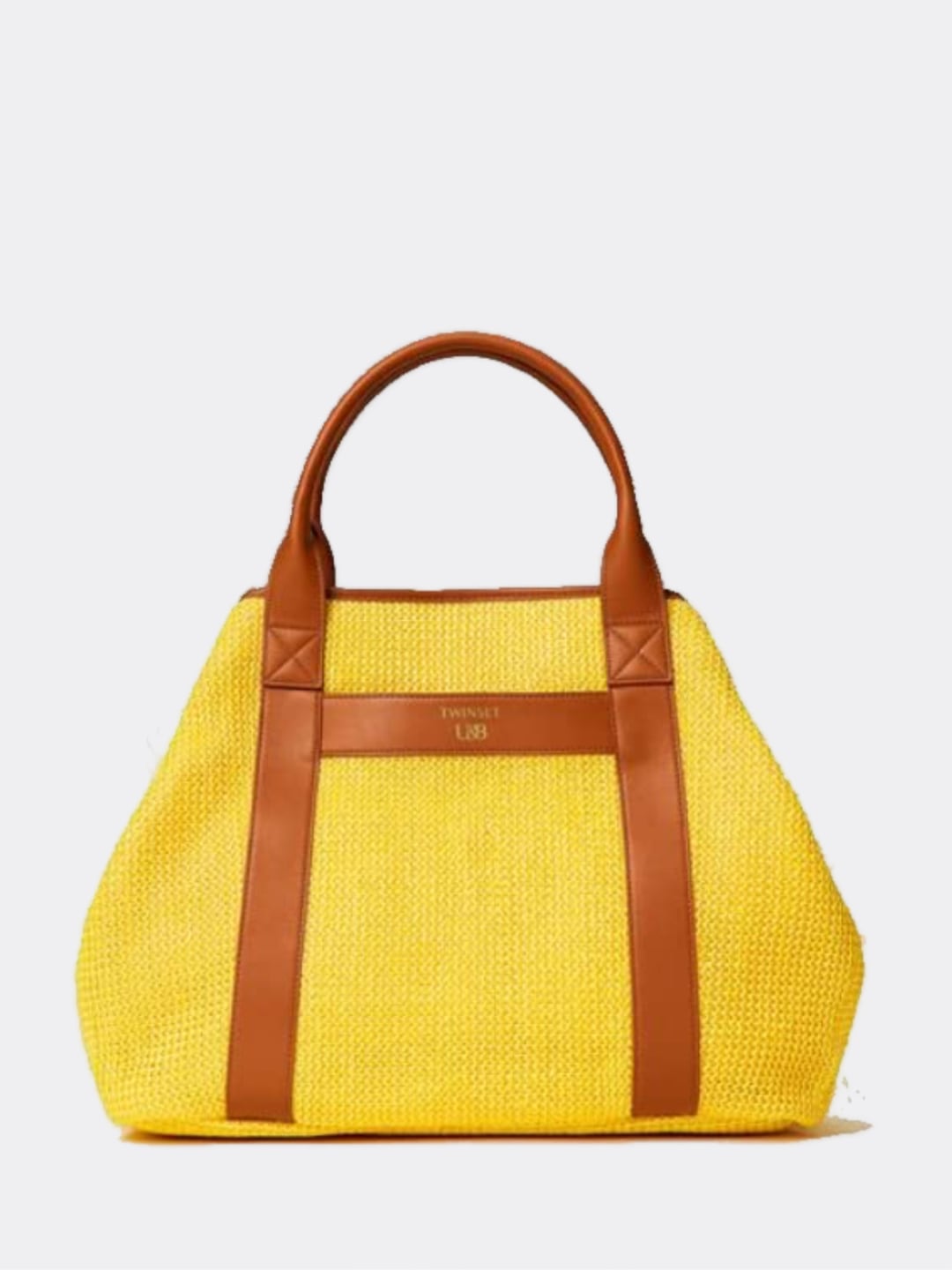 Twinset Borsa Da Donna Stray-effect Con Logo Giallo