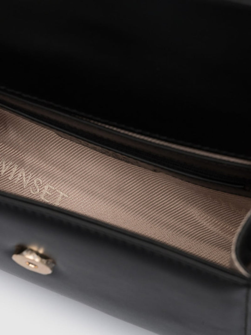 Twinset Borsa a tracolla Amie in pelle Nero