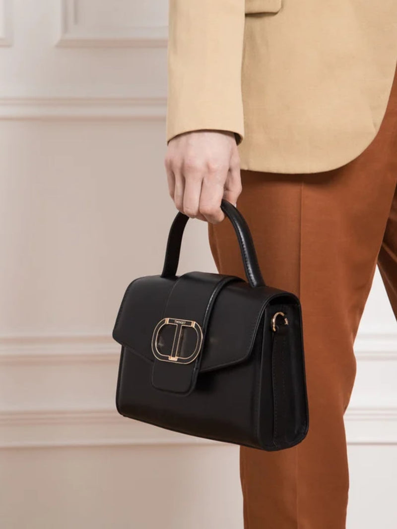 Twinset Borsa a tracolla Amie in pelle Nero