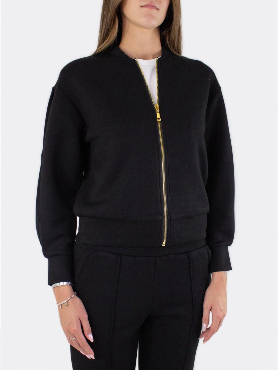 Twinset Felpa con tasche U&B Nero