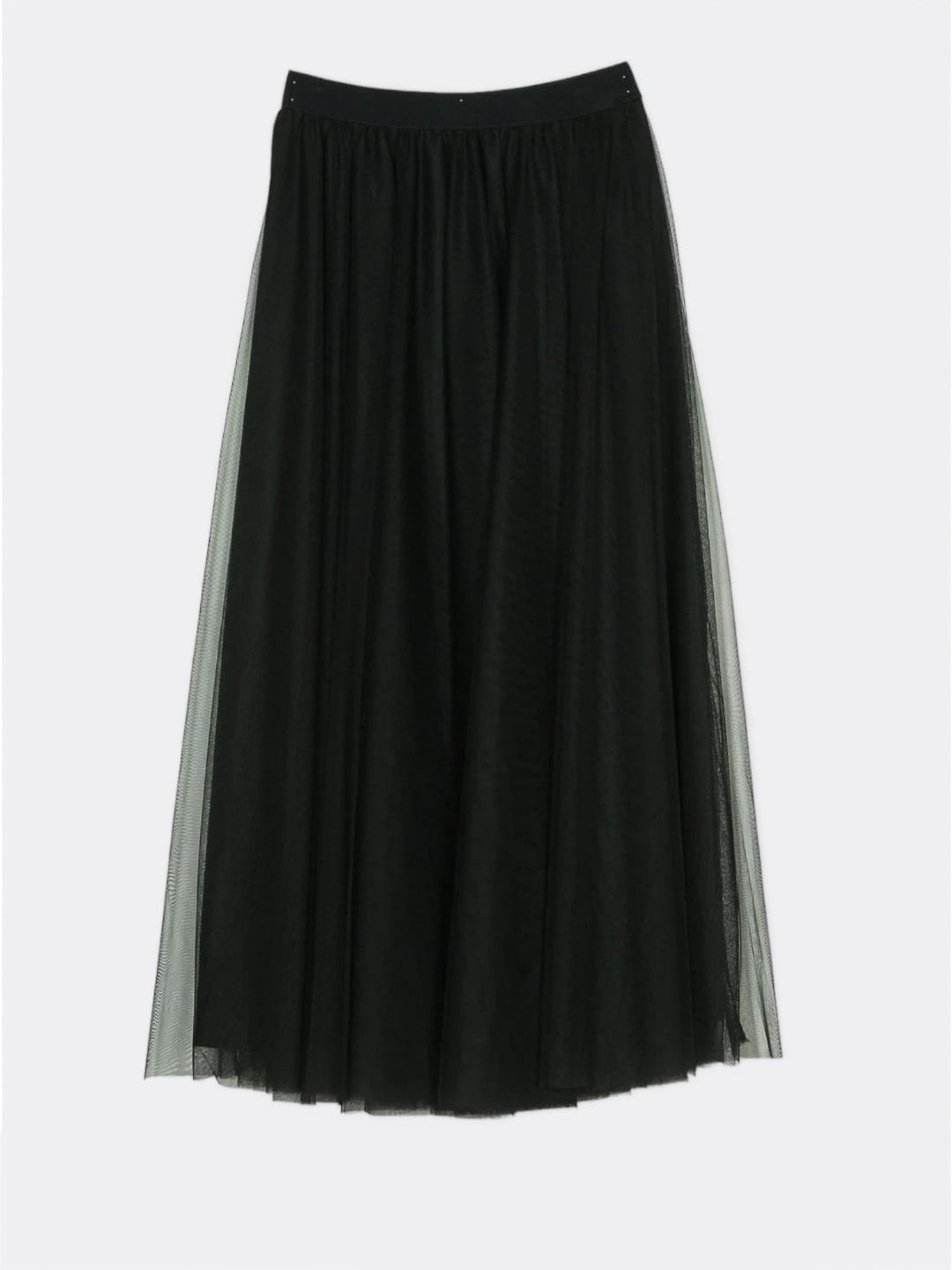 Twinset Gonna da donna con logo posteriore ed elastico in vita Nero