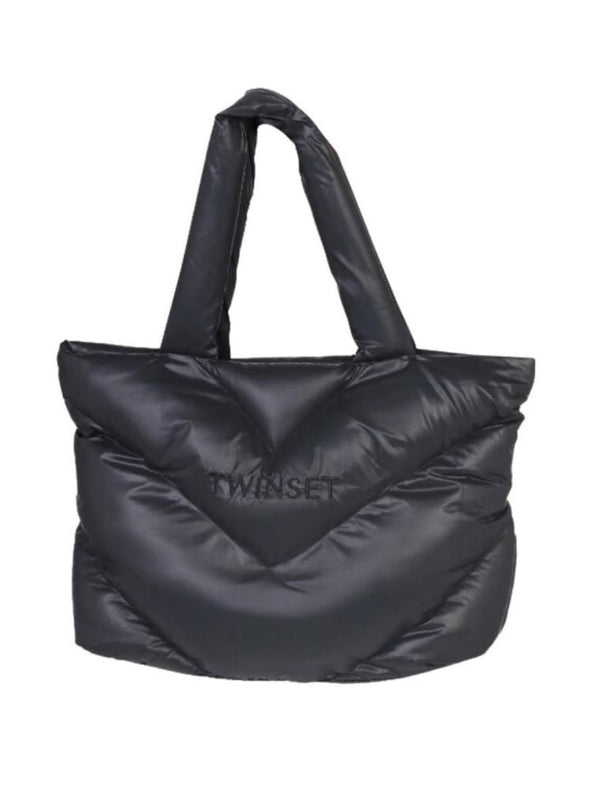 Borsa Shopper trapuntata Nero