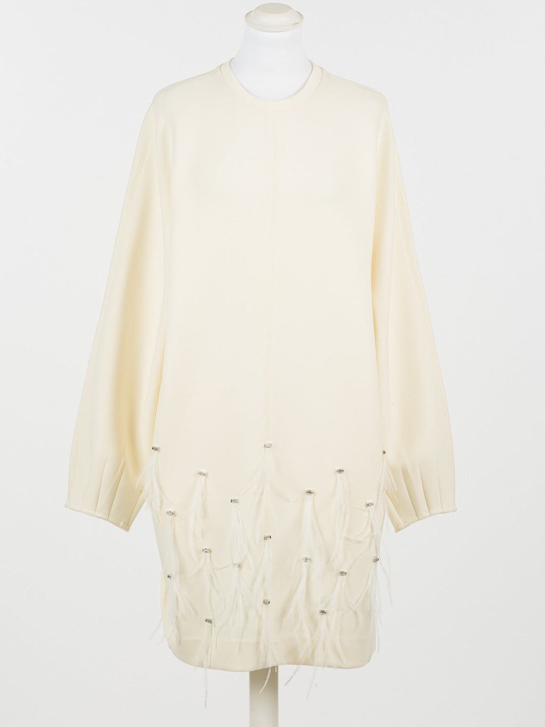 Twinset Abito corto con ricamo a mano Madreperla