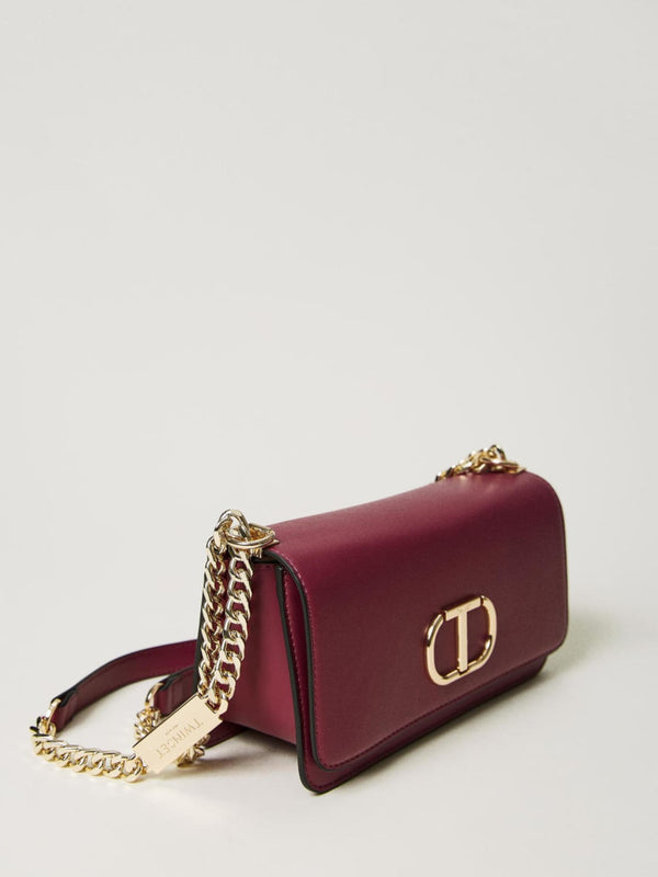 Borsa a Tracolla Scorrevole con Oval T Raspberry Radiance