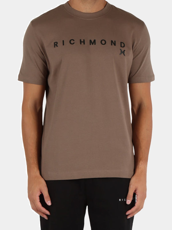 Richmond X T-Shirt con logo centrale Morel