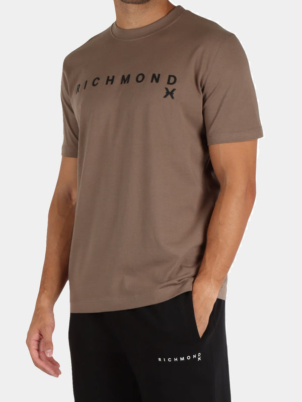 Richmond X T-Shirt con logo centrale Morel