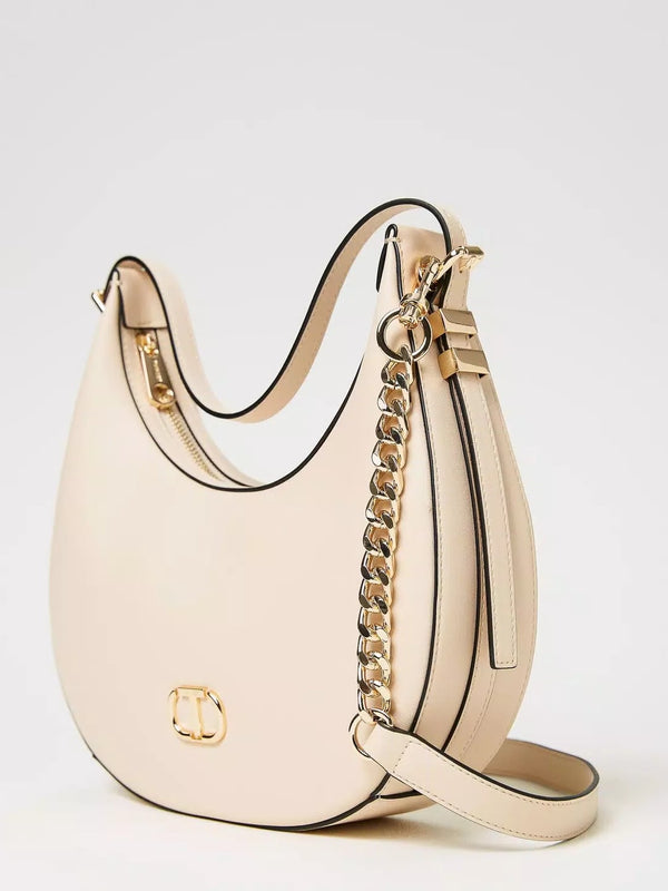 Borsa hobo con Oval T Almond Milk