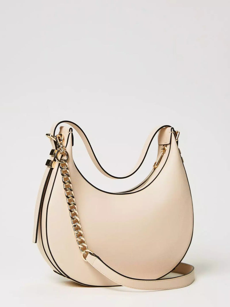 Borsa hobo con Oval T Almond Milk