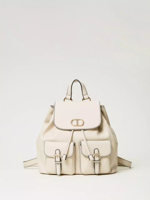 Twinset Zaino con tasche e cinturini Neve