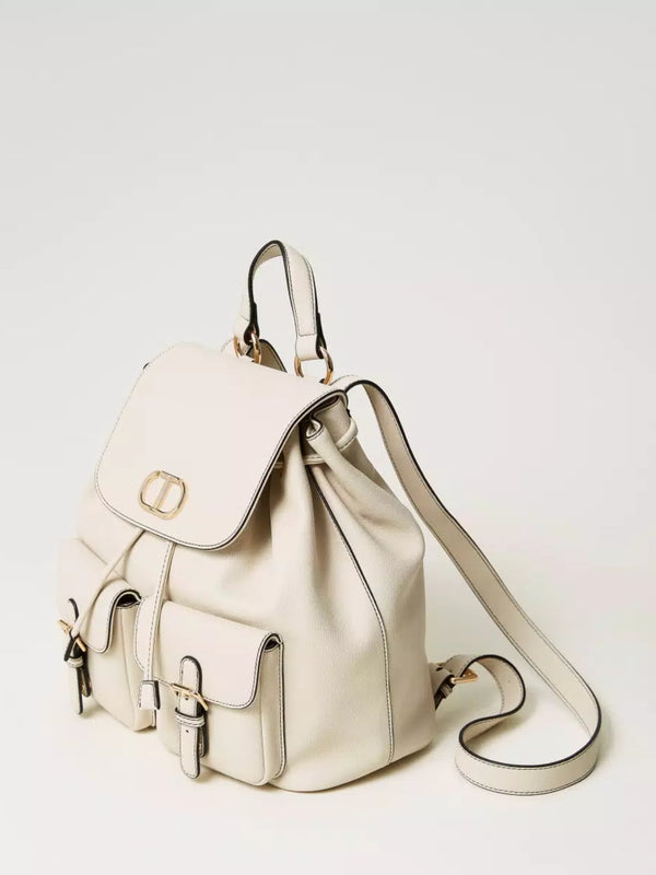 Twinset Zaino con tasche e cinturini Neve