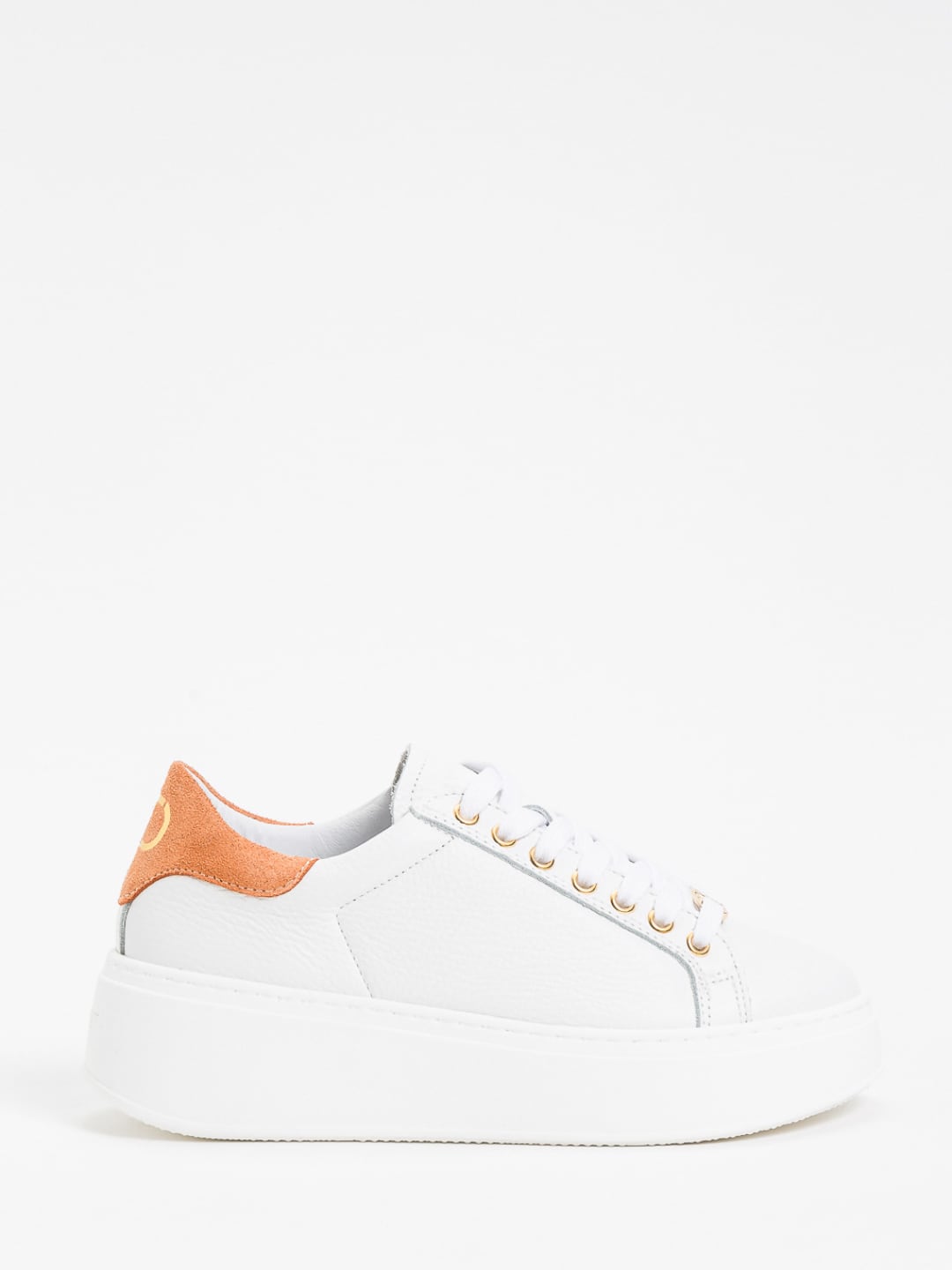 Twinset Sneakers in pelle con dettaglio a contrasto Bicolor Ottico Canion Sunset