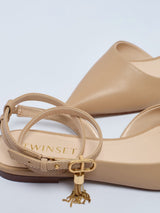 Ballerine con cinturino Col. Hazelnut