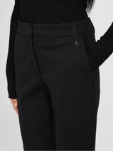 Twinset Pantalone Actitude in misto viscosa Nero