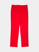 Twinset Pantaloni Actitude In viscosa Rosso