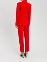 Twinset Pantaloni Actitude In viscosa Rosso