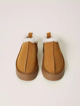 Twinset Scarpe sabot con faux fur Cammello