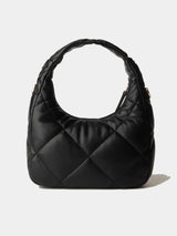 Twinset Borsa hobo piccola quilted imbottita Nero