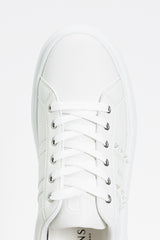 Twinset Sneakers con Inserti in Strass Bianco Ottico