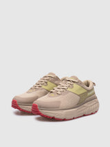 Twinset Sneakers Fessura a righe con logo a contrasto Beige Chiaro