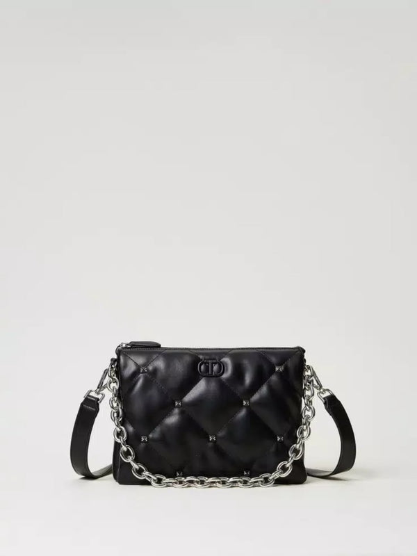 Twinset Borsa a tracolla Via Manzoni con borchie Nero